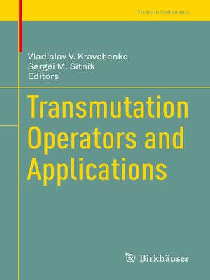cover image of Transmutation Operators and Applications
